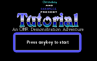 Tutorial: An OHR Demonstration Game